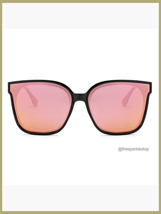 Oversized Retro Square Polarized Sunglasses UV400 Protection main image 7